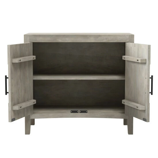 Outlet ๐ Carson Carrington Wisby Whitewash Wood Sideboard With Carved Doors ๐ฏ 6 Outlet ๐ Carson Carrington Wisby Whitewash Wood Sideboard With Carved Doors ๐ฏ - Image 4