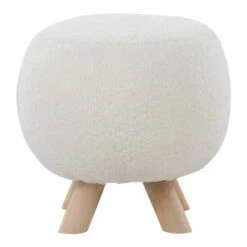 New ⌛ Carson Carrington Olaf Sherpa Ottoman White 🎉 -Carson Carrington Sales unnamed file 2122