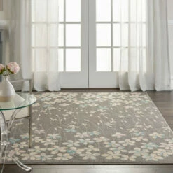 Deals 🔥 Carson Carrington Molle Floral Area Rug Navy Blue 🔔 -Carson Carrington Sales unnamed file 2125