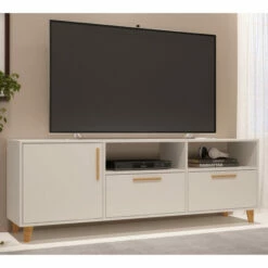 Hot Sale 👏 Carson Carrington Kagestad Mid-century Modern 53.15-inch TV Stand 😉