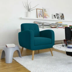 Best Pirce 🥰 Carson Carrington Klaipeda Mid-century Modern Arm Chair Light Blue 🥰 -Carson Carrington Sales unnamed file 2231