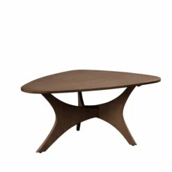 Discount 😉 Carson Carrington Telsiai Triangular Wood Coffee Table Brown ⭐ -Carson Carrington Sales unnamed file 229