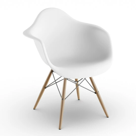 Cheap โ Carson Carrington Notodden Wood Pyramid Arm Chair In White ๐งจ 5 Cheap โ Carson Carrington Notodden Wood Pyramid Arm Chair In White ๐งจ - Image 3