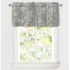 Flash Sale 🌟 Carson Carrington Tappet Sketch Pattern Lined Window Valance Grey 😍 -Carson Carrington Sales unnamed file 2377
