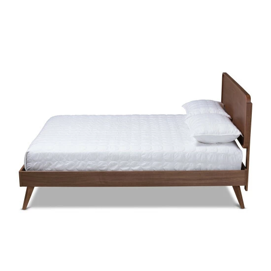 Buy ๐ Carson Carrington Ulvsta Walnut Wood Mid-century Platform Bed ๐ 5 Buy ๐ Carson Carrington Ulvsta Walnut Wood Mid-century Platform Bed ๐ - Image 3