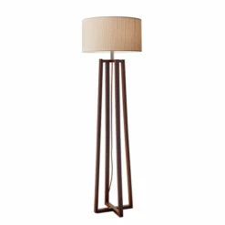Promo 😉 Carson Carrington Riga 60-inch Walnut Floor Lamp 🧨