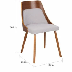 Top 10 🥰 Carson Carrington Vallemala Walnut And Fabric Dining Chair - N/A Cream 😉 -Carson Carrington Sales unnamed file 2434