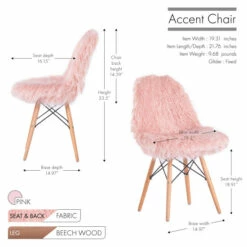 Hot Sale 🔔 Carson Carrington Safvaston Mongolian Faux Fur Fuzzy Chair White 🤩 -Carson Carrington Sales unnamed file 2444