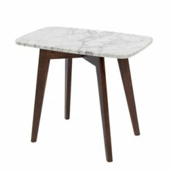 Budget 👍 Carson Carrington Tangalund Rectangular Italian Carrara Marble Table - 12" X 21" - 21.5"L X 12"W X 17.5"H 🌟 -Carson Carrington Sales unnamed file 2463