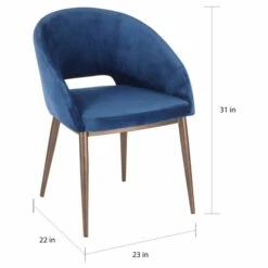 Cheap 🎁 Carson Carrington Hjoggbole Upholstered Dining Chair Blue ✔️ -Carson Carrington Sales unnamed file 2491