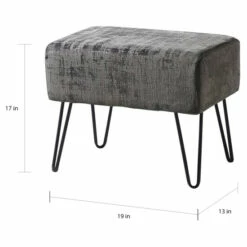 Best reviews of 🤩 Carson Carrington Tagt Textured Velvet Ottoman Ruby Wine 🌟 -Carson Carrington Sales unnamed file 25