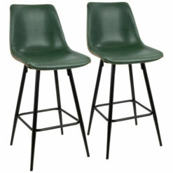 Promo 👏 Carson Carrington Vadaby 26-inch Vintage Faux Leather Counter Stool (Set Of 2) Grey 😀 -Carson Carrington Sales unnamed file 2500