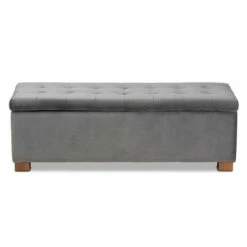 Best Sale 🛒 Carson Carrington Bahult Upholstered Grid-tufted Storage Ottoman Bench Teal 😀 -Carson Carrington Sales unnamed file 2507
