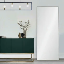 Outlet ⌛ Carson Carrington Hjulo Framed Silver Mirror 😍