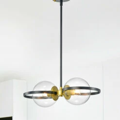 Best Pirce 🌟 Carson Carrington Ygskorset 2-Light Black Pendant Lamp 🎉