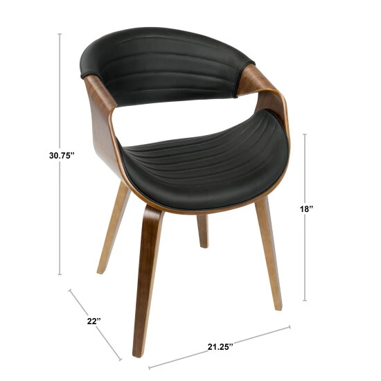 Promo ๐ Carson Carrington Kanteborg Faux Leather/Wood Dining Chair Black/light Grey Wood ๐ 7 Promo ๐ Carson Carrington Kanteborg Faux Leather/Wood Dining Chair Black/light Grey Wood ๐ - Image 5