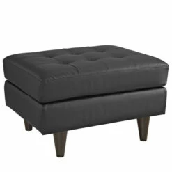 Budget ✨ Carson Carrington Humlebaek Leather Ottoman Black 😀 -Carson Carrington Sales unnamed file 2580