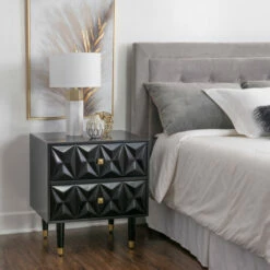 Top 10 ✔️ Carson Carrington Geo Wood Nightstand Grey 👏 -Carson Carrington Sales unnamed file 2586