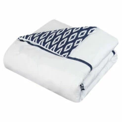 Cheapest ❤️ Carson Carrington Juelsminde 9-piece Reversible Navy/ White Bed In A Bag Comforter Set ✔️ -Carson Carrington Sales unnamed file 2609