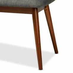 Brand new 💯 Carson Carrington Ulfshult Mid-century Modern Fabric Dining Bench Gray And Oak Brown 🛒 -Carson Carrington Sales unnamed file 2634