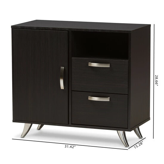 Discount 😀 Carson Carrington Ystad Dark Brown Sideboard 🌟 8 Discount 😀 Carson Carrington Ystad Dark Brown Sideboard 🌟 - Image 6