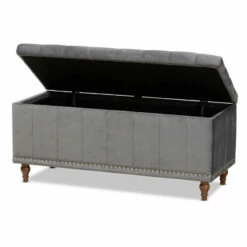 Cheap 👏 Carson Carrington Bahult Upholstered Storage Ottoman Bench Teal 😀 -Carson Carrington Sales unnamed file 2678