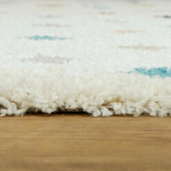 New 🛒 Carson Carrington Ishult Diamond Shag Area Rug White 🔔 -Carson Carrington Sales unnamed file 268