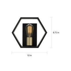Discount 😀 Carson Carrington Varlingso Earth Black 1-light Wall Sconce 🎁 -Carson Carrington Sales unnamed file 2688