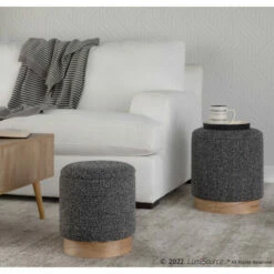 Outlet 🥰 Carson Carrington Corday Terry Cloth Nesting Ottoman Set Cream 🧨 -Carson Carrington Sales unnamed file 2727