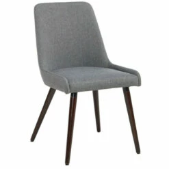 Flash Sale 🥰 Carson Carrington Hundested Mid-century Walnut Leg Fabric Dining Chairs 2-piece Set Walnut Legs/dark Grey Fabric 💯 -Carson Carrington Sales unnamed file 2755