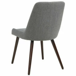 Flash Sale 🥰 Carson Carrington Hundested Mid-century Walnut Leg Fabric Dining Chairs 2-piece Set Walnut Legs/dark Grey Fabric 💯 -Carson Carrington Sales unnamed file 2756