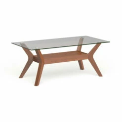 Promo ๐ Carson Carrington Kristiansand Walnut Finished Coffee Table ๐