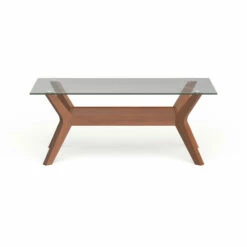 Promo 😍 Carson Carrington Kristiansand Walnut Finished Coffee Table 🎁 -Carson Carrington Sales unnamed file 282