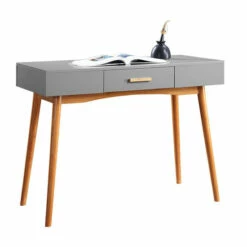 Promo ⌛ Carson Carrington Odda Wood 1-Drawer Desk Grey 🔥 -Carson Carrington Sales unnamed file 2835