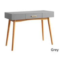 Promo ⌛ Carson Carrington Odda Wood 1-Drawer Desk Grey 🔥 -Carson Carrington Sales unnamed file 2836