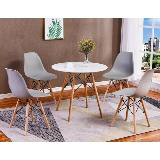 Best Pirce ๐ Carson Carrington Karlsborg Mid-century Modern 5-piece Dinette Set Grey โจ 4 Best Pirce ๐ Carson Carrington Karlsborg Mid-century Modern 5-piece Dinette Set Grey โจ - Image 2