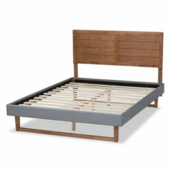 Best deal 😀 Carson Carrington Isastorp Rustic Modern Ash Walnut Wood Platform Bed 🛒 -Carson Carrington Sales unnamed file 2875