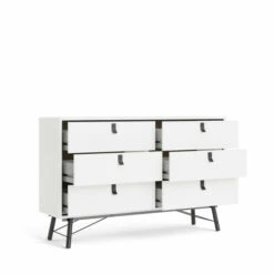 Best Pirce 🌟 Carson Carrington Ry 6-Drawer Double 👗 Dresser Black Matte/walnut ❤️ -Carson Carrington Sales unnamed file 2902