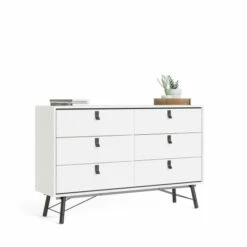 Best Pirce 🌟 Carson Carrington Ry 6-Drawer Double 👗 Dresser Black Matte/walnut ❤️ -Carson Carrington Sales unnamed file 2906