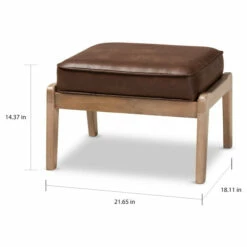 Cheapest 🥰 Carson Carrington Hogsta Mid-Century Modern Upholstered Ottoman Grey 💯 -Carson Carrington Sales unnamed file 2940