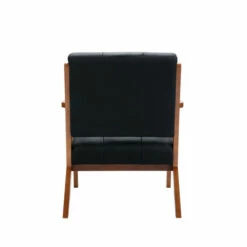 Promo 🛒 Carson Carrington Hocklehult Tufted PU Leather Accent Slipper Chair Black 😀 -Carson Carrington Sales unnamed file 2945