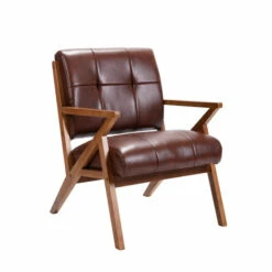 Promo 🛒 Carson Carrington Hocklehult Tufted PU Leather Accent Slipper Chair Black 😀 -Carson Carrington Sales unnamed file 2948