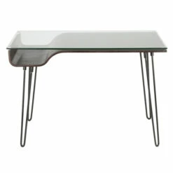 New 👏 Carson Carrington Kams Mid-century Modern Office Desk Walnut 🔔