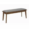 New 🧨 Carson Carrington Funen Grey And Natural Walnut Upholstered Dining Bench 🧨 -Carson Carrington Sales unnamed file 2966