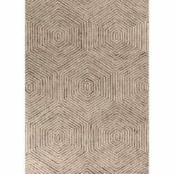 Deals ๐ฅฐ Carson Carrington Kullerod Hand-tufted Wool Honeycomb Rug Ivory ๐