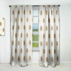Wholesale 🛒 Carson Carrington Labacka Mid-CenturyCurtain Single Panel ⭐