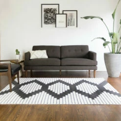 Cheap 😍 Carson Carrington Salsaker Geometric Indoor Area Rug Grey 👏
