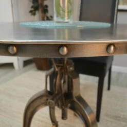 Coupon 😍 Carson Carrington Banner Antique Nickle Adjustable Crank Table 😉 -Carson Carrington Sales unnamed file 3127