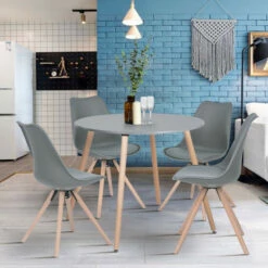 New ✨ Carson Carrington Mid-Century Modern Round Dining Table Grey 🧨 -Carson Carrington Sales unnamed file 3135