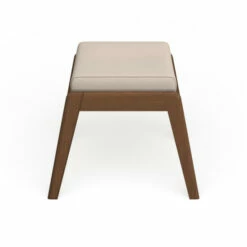 Coupon 🎉 Carson Carrington Forssa Mid-century Walnut Upholstered Ottoman Beige ✔️ -Carson Carrington Sales unnamed file 315